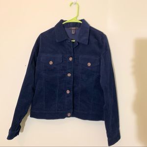 CLOSEST CLEANOUT F21 dark blue corduroy jacket